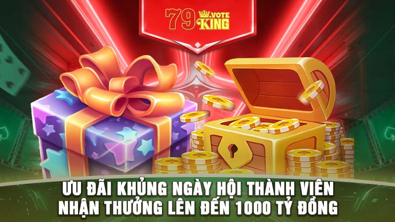 Ưu đãi khủng ngày hội thành viên nhận thưởng lên đến 1000 tỷ đồng